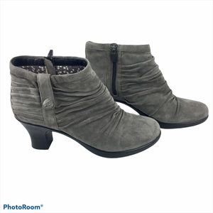 Dansko Gray Ankle Booties